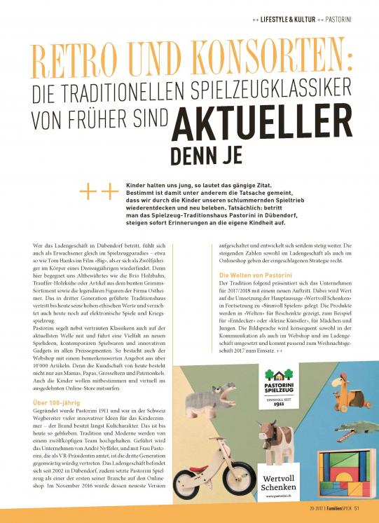 Artikel des Familien Spick, Ausgabe 20-2017